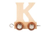 Babylegetøj - Small Foot - Wooden Letter Train - K - 12 pieces - 7470-display12