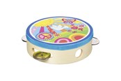 Trælegetøj - Goki Wooden Tambourine with Bells Sunshine - 61841