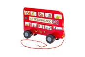 Babylegetøj - Bigjigs Wooden London Bus Pull Along Figure - 37037