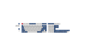 Tastatur - Keychron PBT Full Keycap Set Modern Blue - Keycaps - Nordisk - Hvid - T77