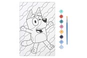Kreativitet & Hobbyartikler - Creative Craft Group Bluey Paint by Number Canvas - 29.7 x 19.5 cm - 161004