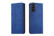 Mobil - Covers & Cases - Hurtel Magnet Fancy Case for Samsung Galaxy S23 Ultra Cover with Flip Wallet Stand Blue - 9145576271520