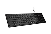 Tastatur - Natec HERRING - keyboard - slim design low profile full size - QWERTY - US - black Input Device - Tastatur - Amerikansk engelsk - Sort - NKL-2341
