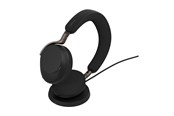 Hovedtelefoner/headset - Jabra Evolve3 75 UC Link390c - Black (Incl. Wireless Charging Pad) - 37599-989-889