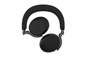 Hovedtelefoner/headset - Jabra Evolve3 75 MS Link390c - Black (Incl. Wireless Charging Pad) - 37599-999-889
