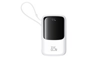 Powerbank - Baseus Qpow Pro+ Power Bank 22.5W 10000mAh USB-C - White - 10000 mAh - P10067101213-00