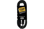Audio kabel - Yellow Cable G63D - 1/4" støbt Jack/Jack-kabel 3 meter - ECO G63D