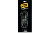 Kabel Organisering - Yellow Cable P100 - 2 x 1/4" Jack/Jack patchkabel 1m. - ECO P100