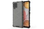 Mobil - Covers & Cases - Hurtel Honeycomb Case Armor Cover with TPU Bumper for Samsung Galaxy A42 5G Black - 5907769325175
