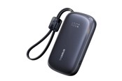 Powerbank - Baseus EnerFill FC21 Qpow 3 Ultra 20000mAh 22.5W Powerbank with Display and Cable Included - Black Powerbank - Sort - 20000 mAh - E0027M00