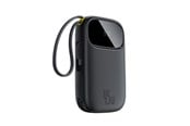Powerbank - Baseus EnerFill FC31 10000mAh 45W Power Bank with USB-C and Lightning Cables - Black - 10000 mAh - E0028C00
