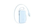 Powerbank - Joyroom JR-PR2L 10000mAh 35W Power Bank with Built-in Retractable USB-C Cable and Lightning Lanyard Cable - Blue - 10000 mAh - JR-PR2L blue