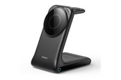Mobil - Adaptere & Opladere - Joyroom JR-W15 Wireless Charger 3 in 1 Charging Station with MagSafe - Black - JR-W15
