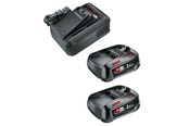 Akku & Lader - Gardena Batteri og hurtiglader QC AL18V-44+2x2.5Ah P4A, sæt - 14914-20.000.00