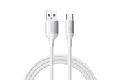 USB kabel - Joyroom S-A28 Flash Series 3A USB-A - USB-C Cable 2m - White - S-A28_ACW2