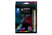 Skrive- og Tegneværktøjer - Staedtler Kombi-sæt NORIX 18 stk. 100% PEFC - 186 C18P