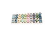 Babylegetøj - Playwood Learn to Count and Shape Board 76 pcs. - RS784C