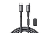 USB kabel - Joyroom S-A50 Unlimited Series 60W USB-C - USB-C Cable with Magnetic Organizer 1.2m - Gray - S-A50_CC