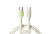 USB kabel - Joyroom S-A53 60W USB-C Cable - USB-C with fluorescent tip 1.2 m - beige - S-A53_CC_1