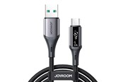 USB kabel - Joyroom S-A60 StarTalk 3A USB-A - USB-C cable 1.2m - black - S-A60 A-C 3A 1.2m black