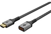 Skærmkabel - Pro HDMI Extension Cable - 0.5m - Grå - 4040849791031