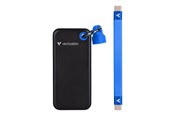 SSD - Verbatim Pocket SSD - 256GB - USB 3.2 Gen 2 - Sort / Blå - 32416