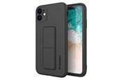 Mobil - Covers & Cases - Wozinsky Kickstand Case Silicone Case with Stand Case for Samsung Galaxy A22 4G Black - 9145576226827