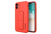 Mobil - Covers & Cases - Wozinsky Kickstand Case Silicone Case with Stand Case Samsung Galaxy A22 4G Red - 9145576226841
