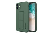 Mobil - Covers & Cases - Wozinsky Kickstand Case Silicone Case with Stand Samsung Galaxy A22 4G Case Dark Green - 9145576226902