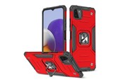 Mobil - Covers & Cases - Wozinsky Ring Armor Armored Hybrid Case Cover + Magnetic Holder Samsung Galaxy A22 4G Red - 9111201944886