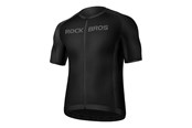 Sport & Fitness - Rockbros 15120002006 Cycling Jersey with Short Sleeves XXXL - Black - Rockbros-15120002006