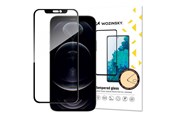 Mobil - Beskyttelsesglas - Wozinsky Super Durable Full Glue Tempered Glass Full Screen Protector With Frame Case Friendly iPhone 14 Plus / 13 Pro Max Black - 9111201942967