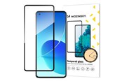 Mobil - Beskyttelsesglas - Wozinsky Super Durable Full Glue Tempered Glass Full Screen With Frame Case Friendly Oppo Reno6 4G Black - 9145576220481