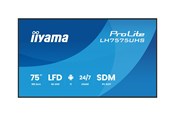 Digital skiltning & Hotel - iiyama ProLite LH7575UHS-B2AG 75" Class (74.5" viewable) LED-backlit LCD display - 4K - for digital signage - LH7575UHS-B2AG