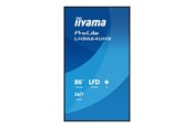 Digital skiltning & Hotel - iiyama ProLite LH8664UHS-B3AG 86" Class (85.6" viewable) LED-backlit LCD display - 4K - for digital signage - LH8664UHS-B3AG