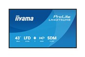 Digital skiltning & Hotel - iiyama ProLite LH4375UHS-B2AG 43" Class (42.5" viewable) LED-backlit LCD display - 4K - for digital signage - LH4375UHS-B2AG
