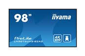 Digital skiltning & Hotel - iiyama ProLite LH9875UHS-B2AG 98" Class (97.5" viewable) LED-backlit LCD display - 4K - for digital signage - LH9875UHS-B2AG