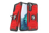 Mobil - Covers & Cases - Wozinsky Ring Armor Armored Hybrid Case Cover + Magnetic Holder for Samsung Galaxy S22+ (S22 Plus) red - 9145576239759