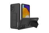 Mobil - Covers & Cases - Wozinsky Kickstand Case Silicone Case with Stand Samsung Galaxy A73 Case Black - 9145576247754