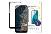 Mobil - Beskyttelsesglas - Wozinsky Full Glue Tempered Glass Nokia C20/C10 Full Screen Protector with Frame Black - 9145576243664