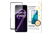 Mobil - Beskyttelsesglas - Wozinsky Super Durable Full Glue Tempered Glass Full Screen Protector with Frame Case Friendly Realme 9 Pro Black - 9145576245798