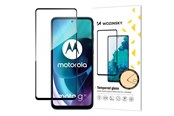 Mobil - Beskyttelsesglas - Wozinsky Super Durable Full Glue Tempered Glass Full Screen Protector Frame Case Friendly Motorola Moto G71 5G Black - 9145576245705
