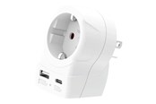 Kabler - diverse - SKross Europe to US USB AC20PD - 1.500284-E