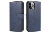 Mobil - Covers & Cases - Hurtel Magnet Case for Samsung Galaxy S23 Flip Cover Wallet Stand Blue - 5907769351020
