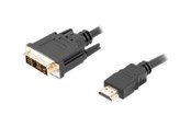 Skærmkabel - Lanberg adapter cable - HDMI / DVI - 1.8 m - CA-HDDV-10CC-0018-BK