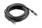 Netværkskabel - Lanberg patch cable - 5 m - black RAL 9004 - Sort - 5m - PCF6-10CC-0500-BK