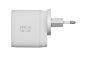 Mobil - Adaptere & Opladere - Native Union Fast GaN Charger PD 67W - White - FAST-PD67-WHT-2CA