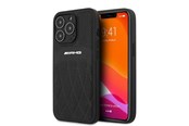 Mobil - Covers & Cases - Mercedes AMG Leather Curved Lines Case for iPhone 13 Pro / iPhone 13 - Black - 3666339018993