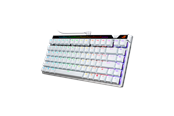 Tastatur - ASUS ROG Falchion Ace 75 HE - Gaming Tastatur - Uden Numpad - Nordisk - Hvid - 90MP047H-BKNA30