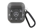 Mobil - Covers & Cases - Mercedes Large Star Pattern Case for AirPods 1 / 2 - Black - 3666339094508